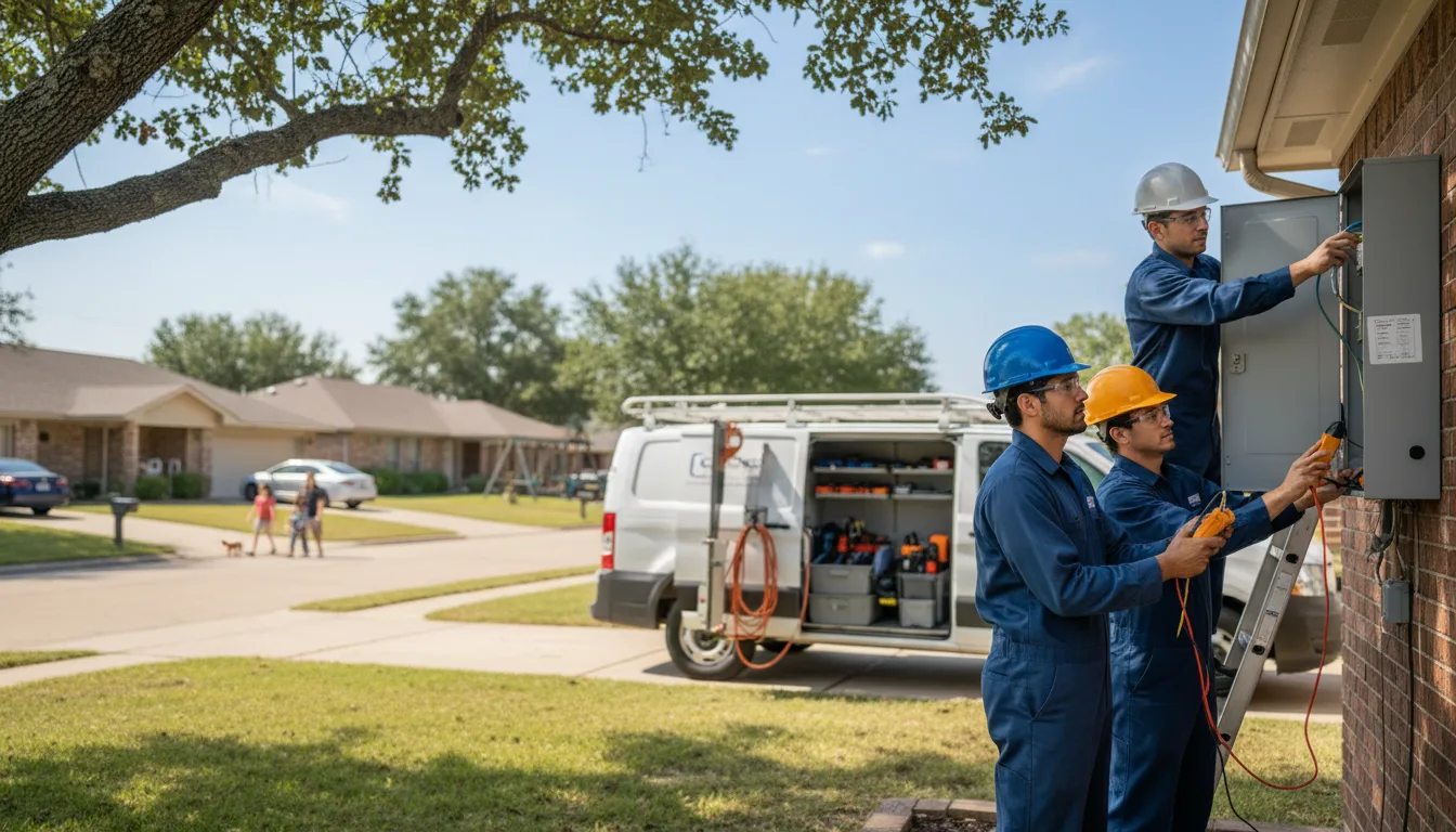 Certified electrician providing emergency electrical services in Sweetser, IN